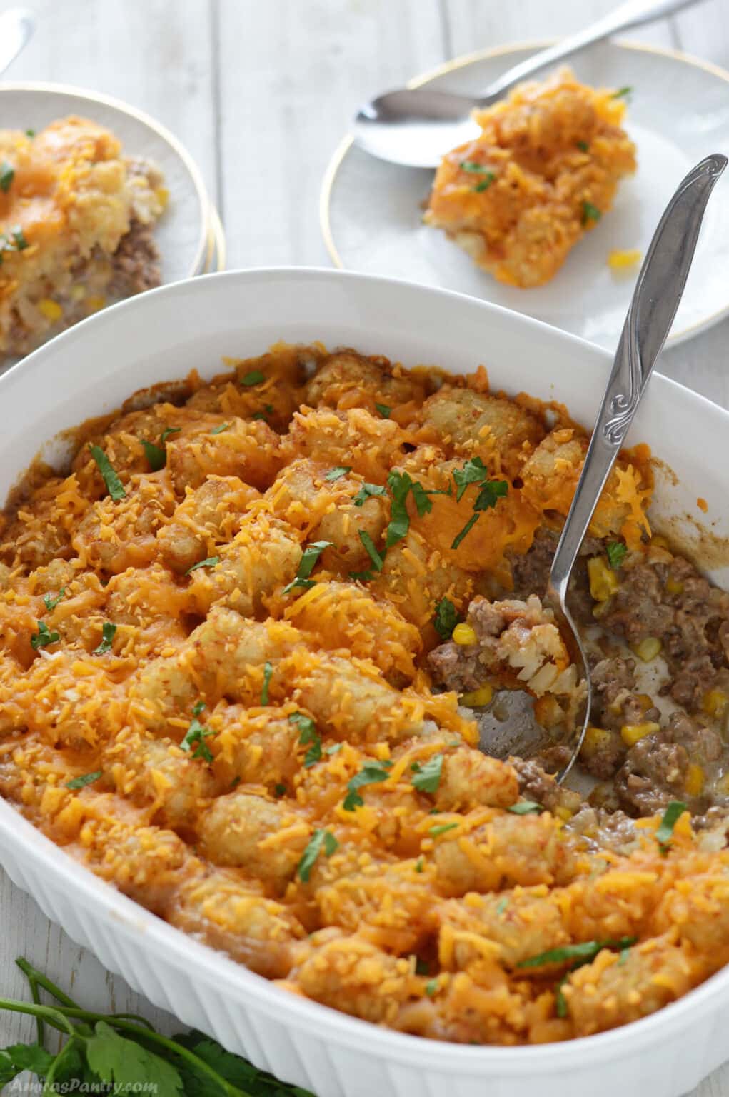 Easy Cowboy Casserole With Tater Tots Amira S Pantry   Cowboy Tater Tot Casserole I 1021x1536 