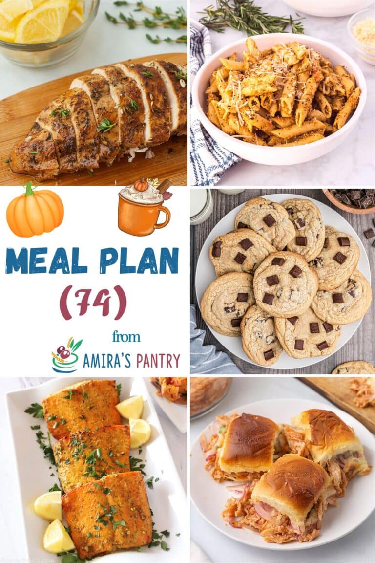 Meal Plan (74) - Amira's Pantry