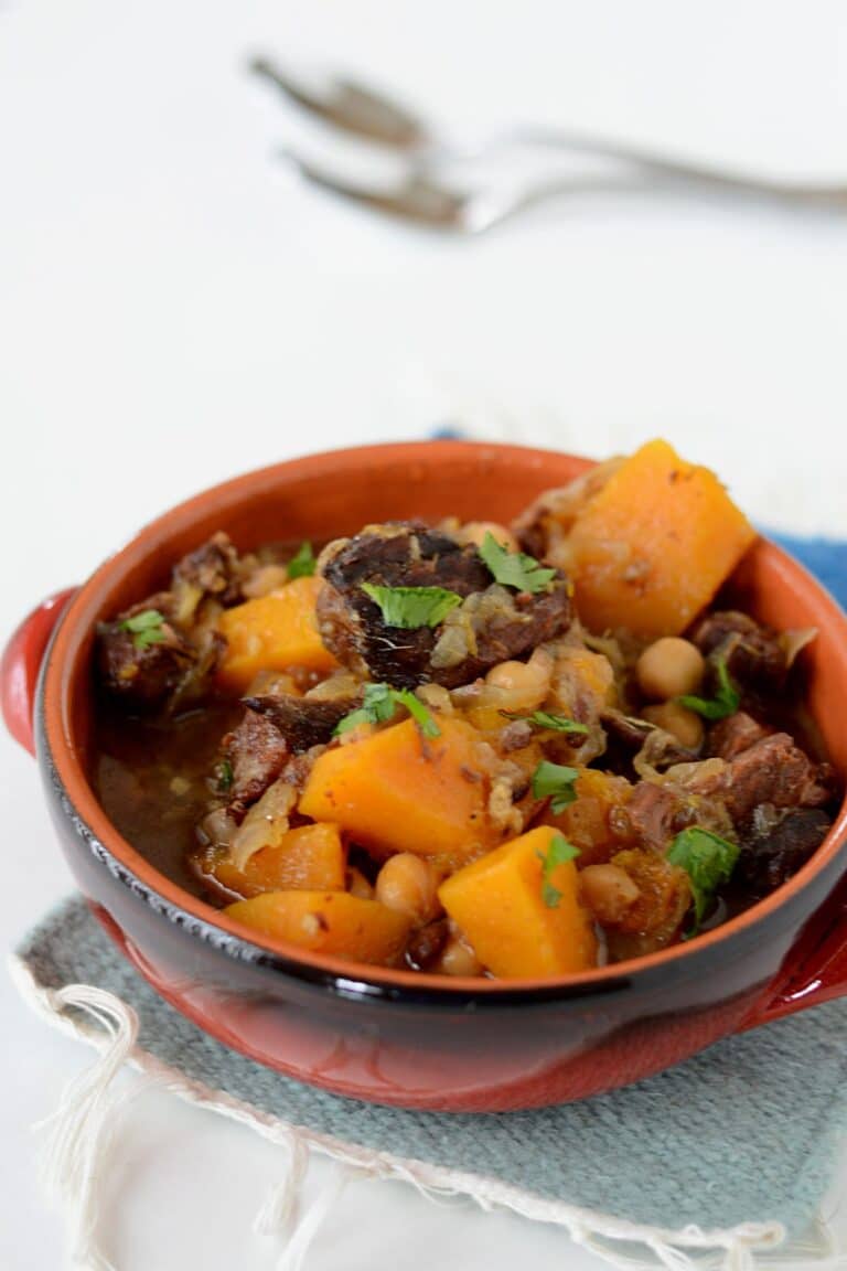 Moroccan Beef Tagine with Butternut Squash (Slow Cooker Recipe) Amira's Pantry