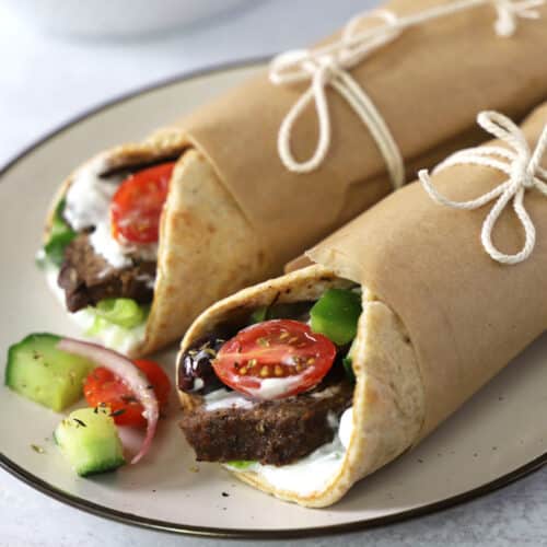 Ground Beef Gyros ( For Busy Weeknight Dinner) - Amira's Pantry