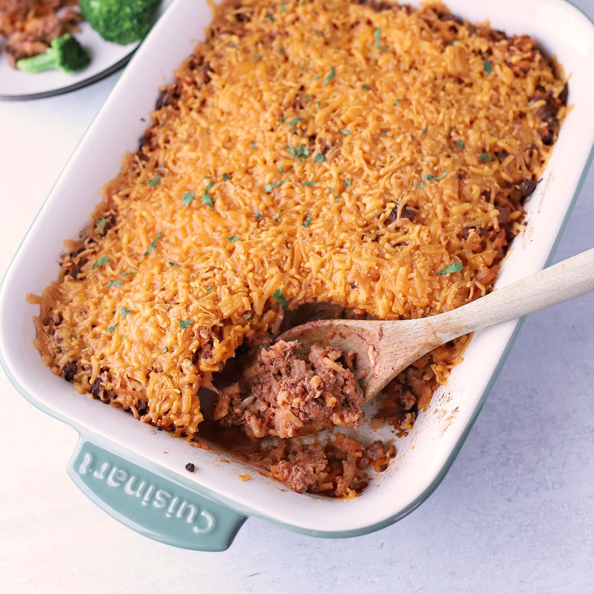 Doritos Casserole (With Ground Beef) - Amira's Pantry