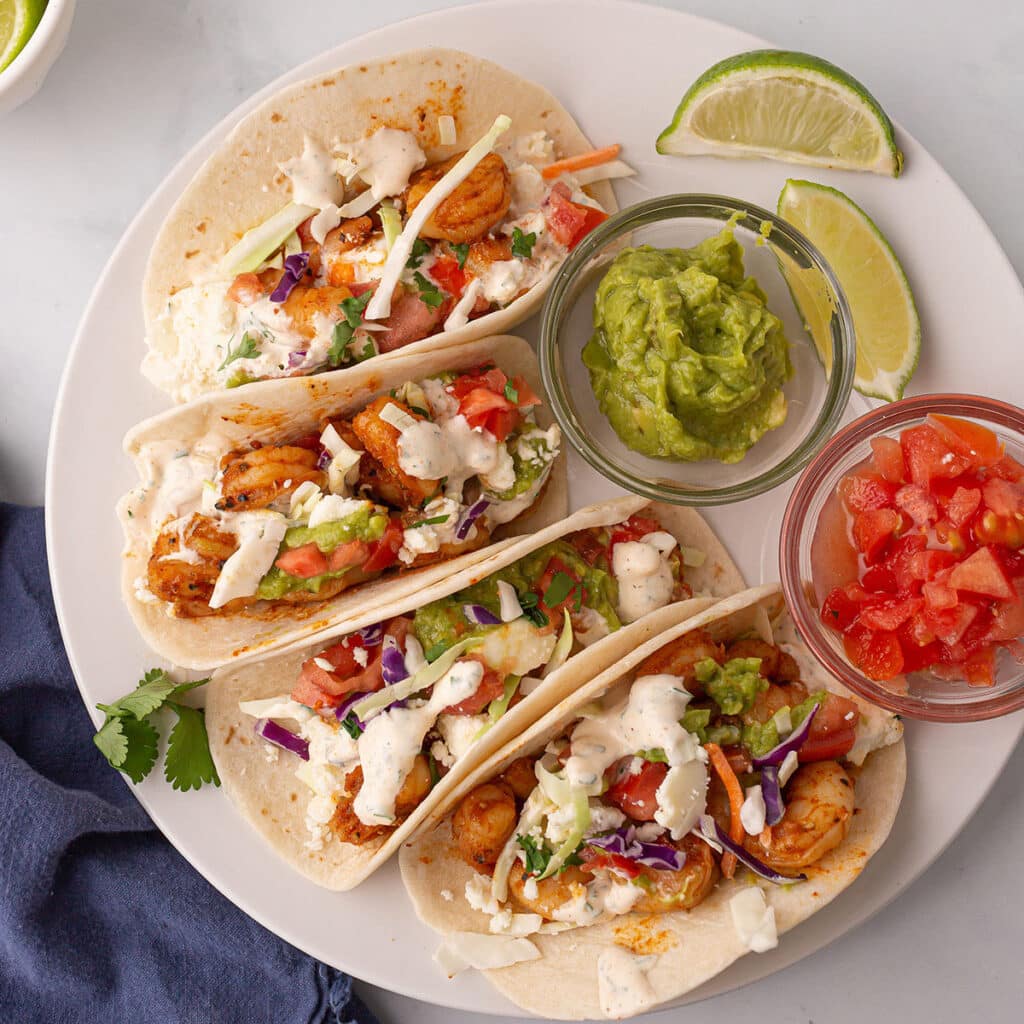 Baja Shrimp Tacos - Amira's Pantry
