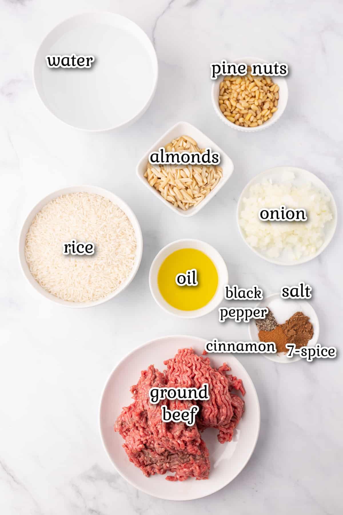 Recipe ingredients with text overlay.