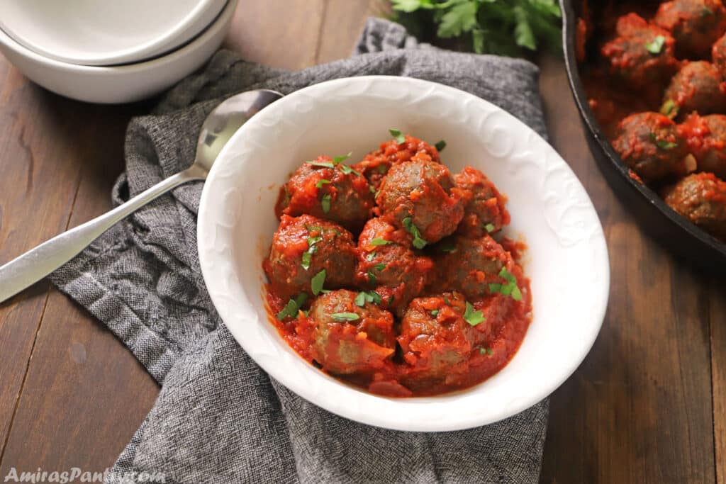 Koftet Roz Gluten Free Meatballs (Egyptian Rice Meatballs) - Amira's Pantry