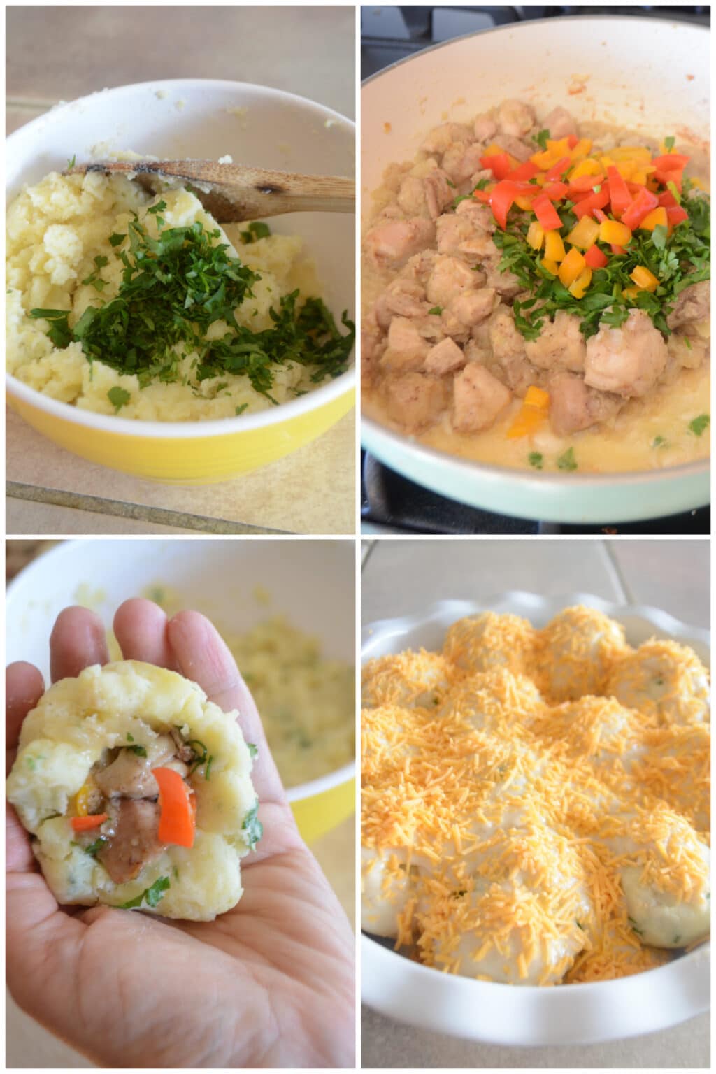 Mashed Potato Chicken Casserole - Amira's Pantry