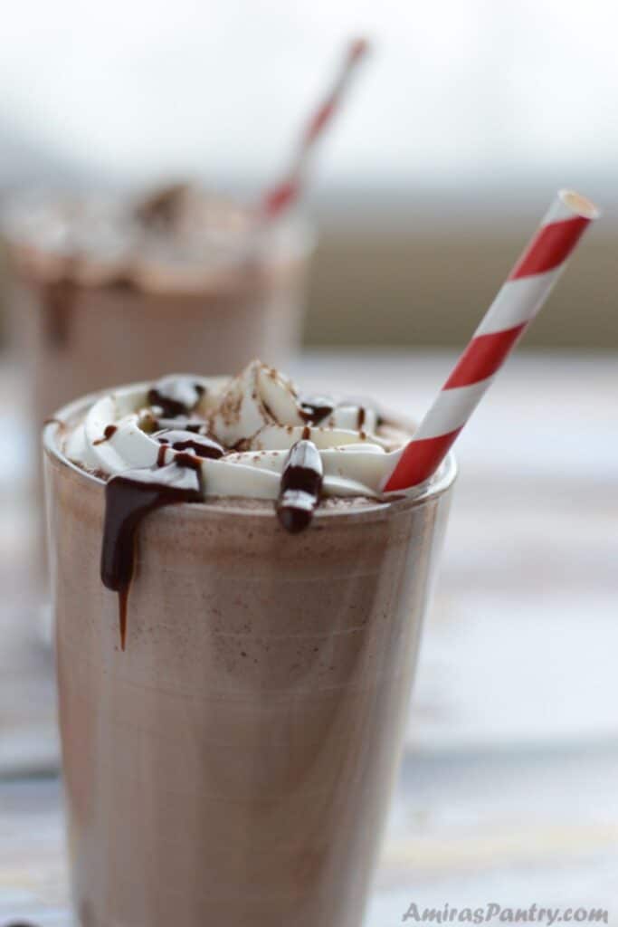 Nutella Milkshake with Protein - Amira's Pantry