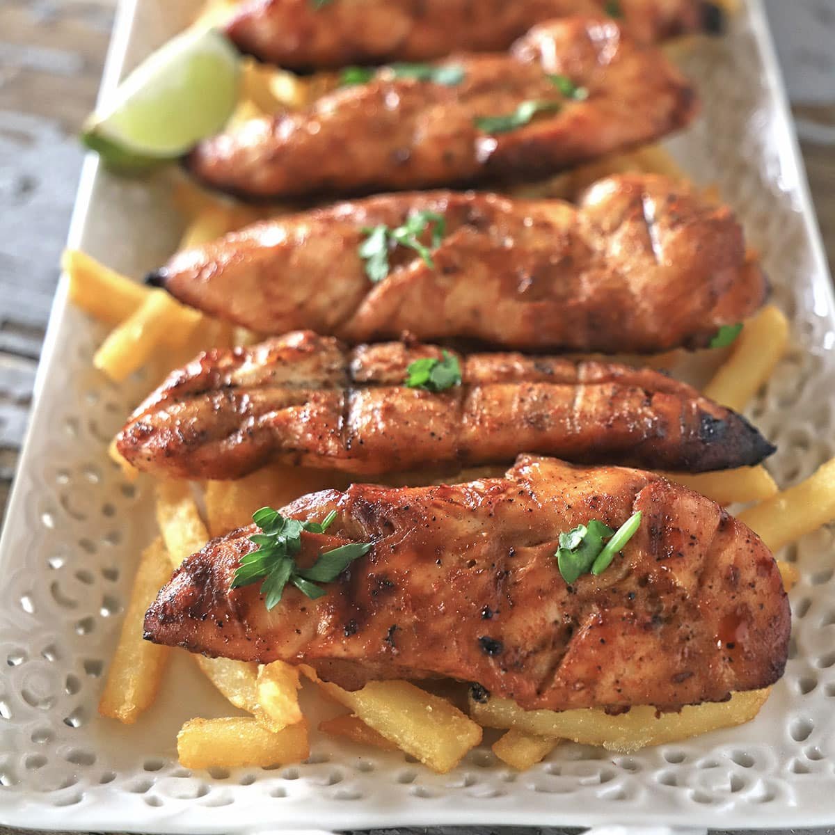 Grilled chicken strip outlet recipes