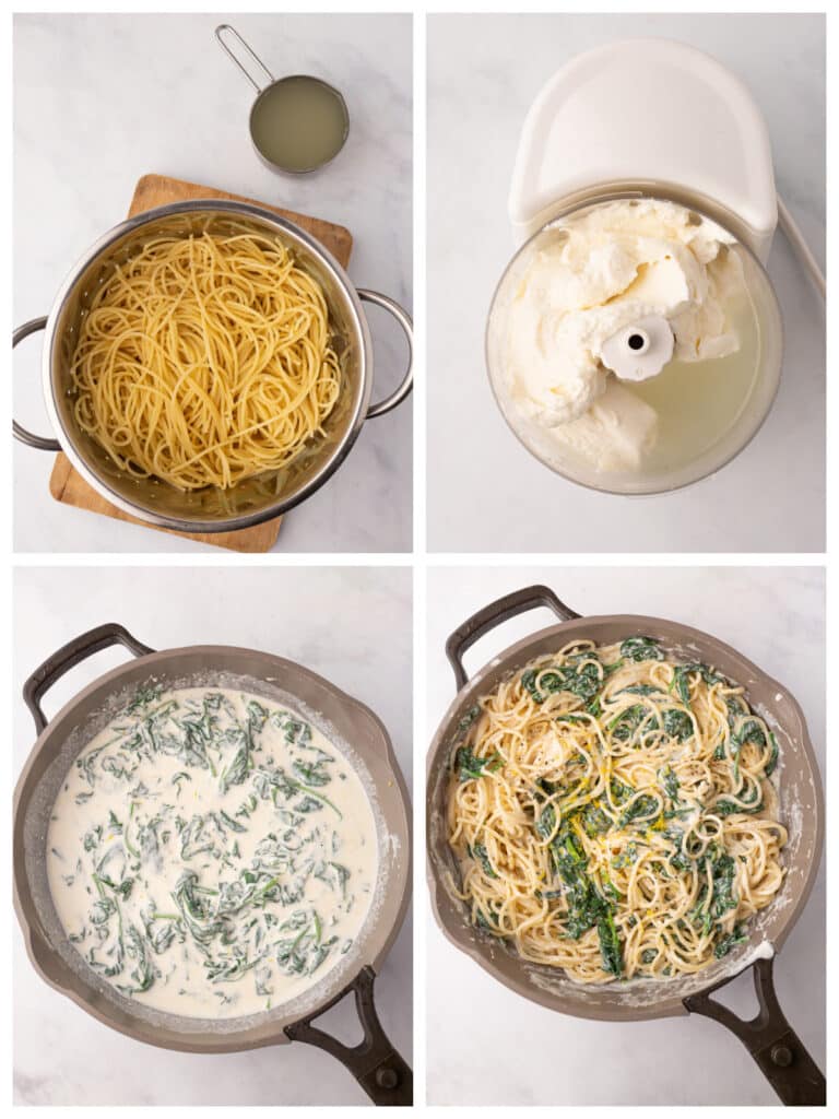 Lemon Ricotta Pasta (Easy with Creamy Cheese Sauce) Amira's Pantry