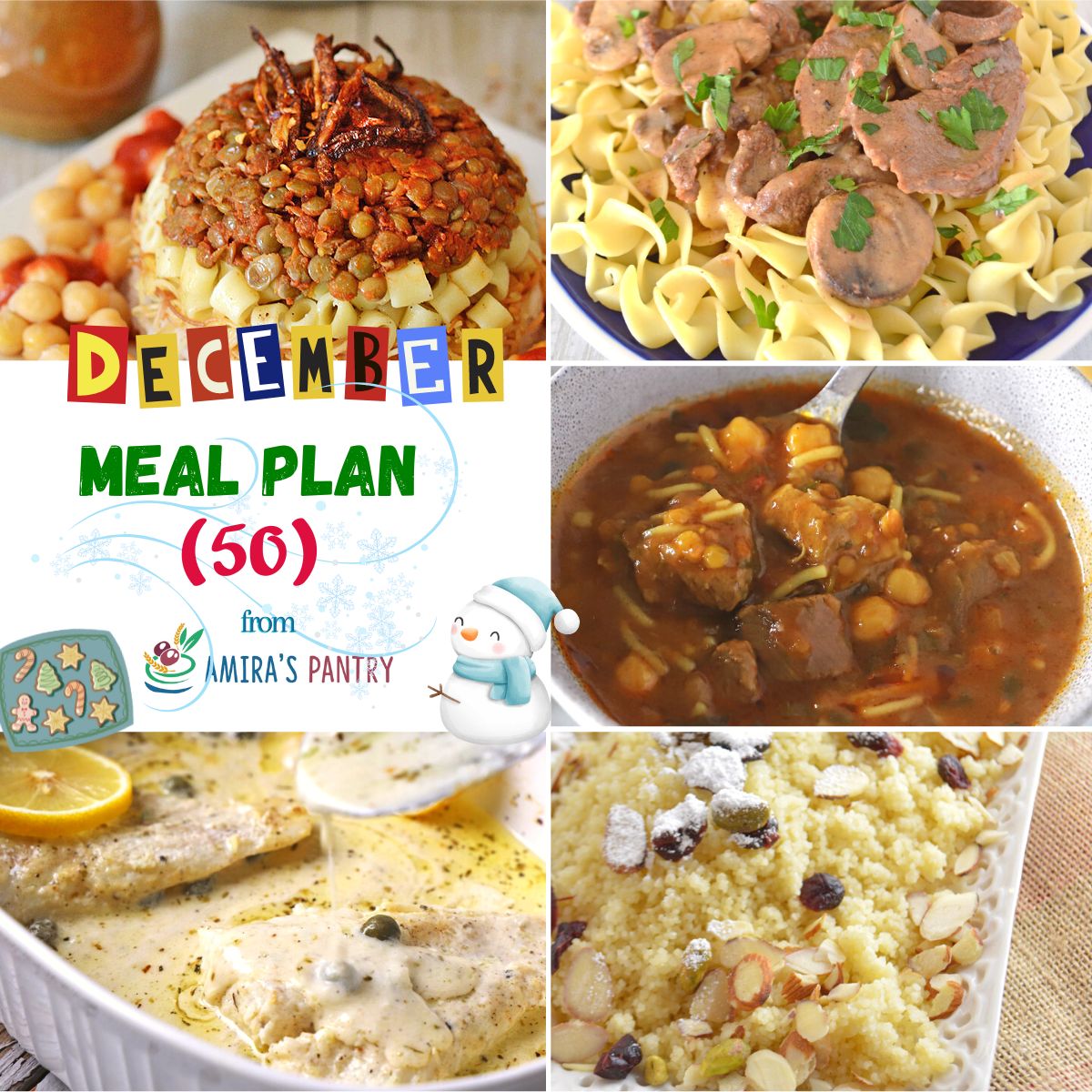 Meal Plan (50) - Amira's Pantry