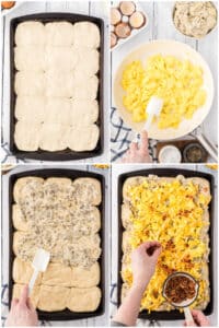 Easy Biscuit Breakfast Pizza (With Sausage Gravy) - Amira's Pantry