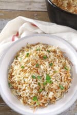 Lebanese Rice (Middle Eastern Rice with Vermicelli) - Amira's Pantry