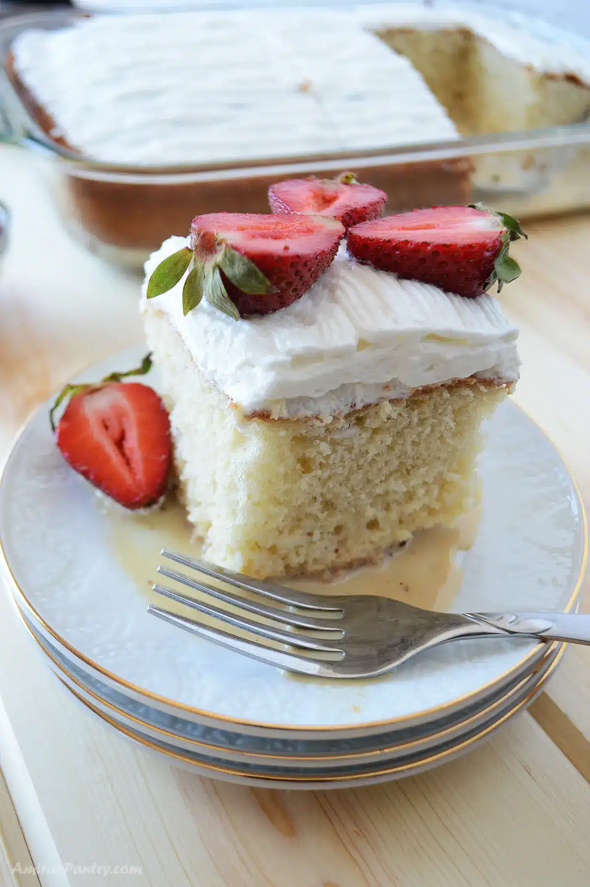 Easy Tres Leches Cake Recipe (Made with Cake Mix) Amira's Pantry