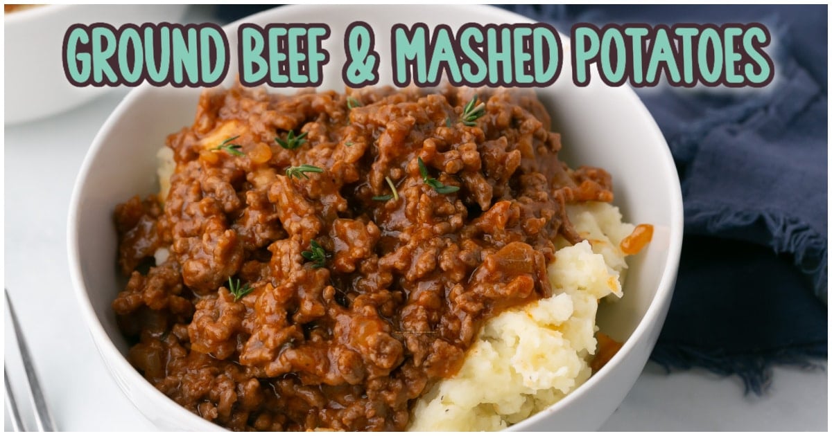 Easy Ground Beef and Mashed Potatoes (Quick Recipe) Amira's Pantry